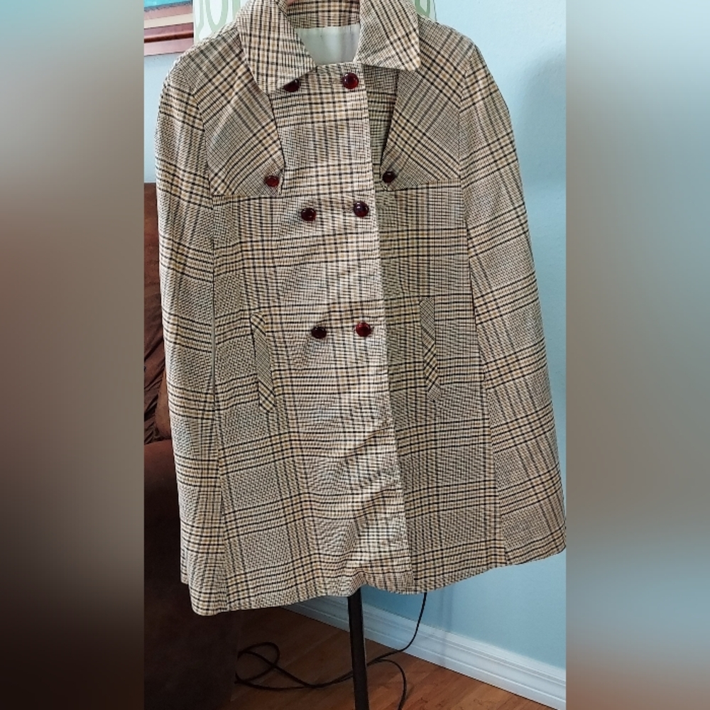 Vintage Sherlock Holmes print Cape